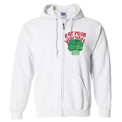 Eat Your Vegetables Full Zip Hoodie