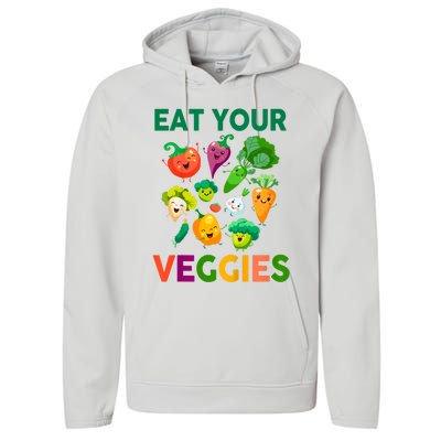 Eat Your Veggies Performance Fleece Hoodie