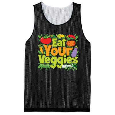 Eat Your Veggies Mesh Reversible Basketball Jersey Tank