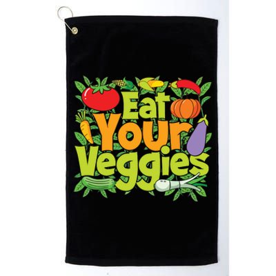 Eat Your Veggies Platinum Collection Golf Towel