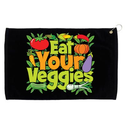 Eat Your Veggies Grommeted Golf Towel