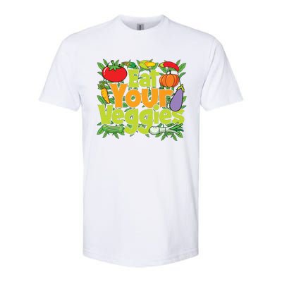 Eat Your Veggies Softstyle CVC T-Shirt