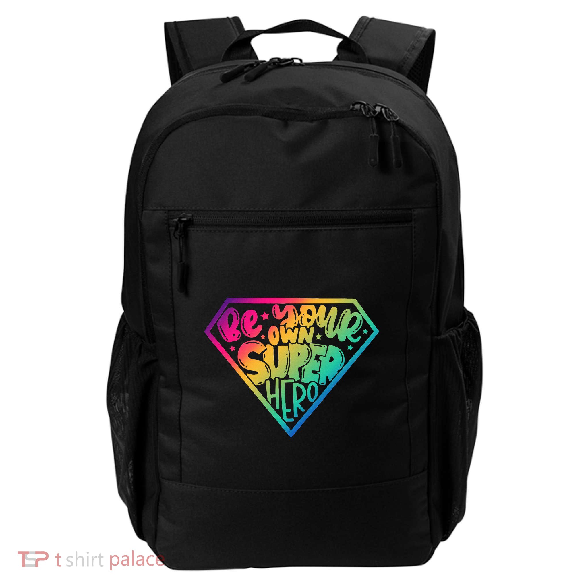 Empower Yourself with Motivational Superhero Quotes Backpack