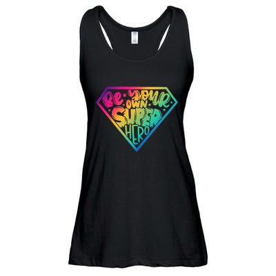 Empower Yourself with Motivational Superhero Quotes Ladies Essential Flowy Tank