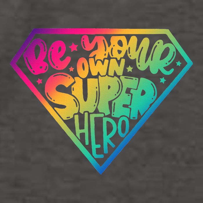 Empower Yourself with Motivational Superhero Quotes Vector Backpack