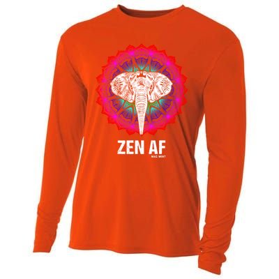 Elephant Zen Af Meaningful Gift Zen Meditation Buddhist Yoga Cute Gift Cooling Performance Long Sleeve Crew