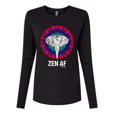 Elephant Zen Af Meaningful Gift Zen Meditation Buddhist Yoga Cute Gift Womens Cotton Relaxed Long Sleeve T-Shirt