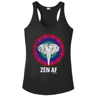 Elephant Zen Af Meaningful Gift Zen Meditation Buddhist Yoga Cute Gift Ladies PosiCharge Competitor Racerback Tank