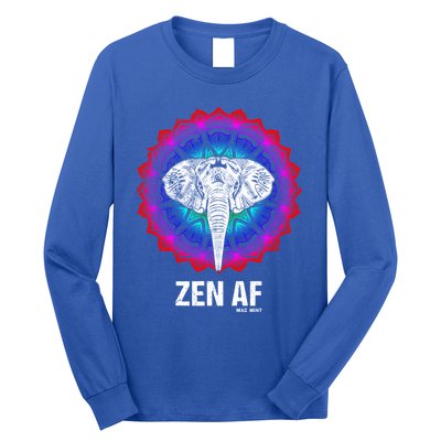 Elephant Zen Af Meaningful Gift Zen Meditation Buddhist Yoga Cute Gift Long Sleeve Shirt