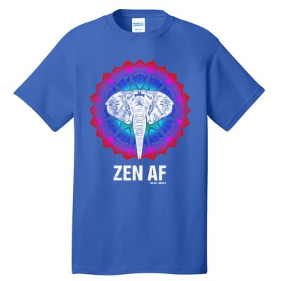 Elephant Zen Af Meaningful Gift Zen Meditation Buddhist Yoga Cute Gift Tall T-Shirt