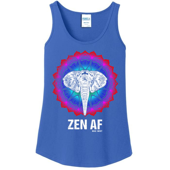 Elephant Zen Af Meaningful Gift Zen Meditation Buddhist Yoga Cute Gift Ladies Essential Tank