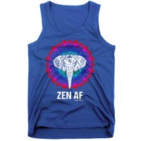 Elephant Zen Af Meaningful Gift Zen Meditation Buddhist Yoga Cute Gift Tank Top