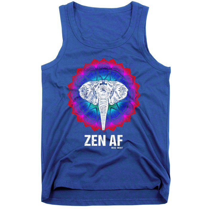 Elephant Zen Af Meaningful Gift Zen Meditation Buddhist Yoga Cute Gift Tank Top