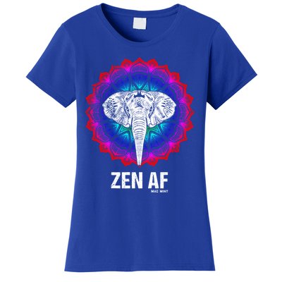 Elephant Zen Af Meaningful Gift Zen Meditation Buddhist Yoga Cute Gift Women's T-Shirt