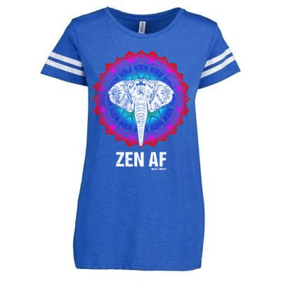 Elephant Zen Af Meaningful Gift Zen Meditation Buddhist Yoga Cute Gift Enza Ladies Jersey Football T-Shirt