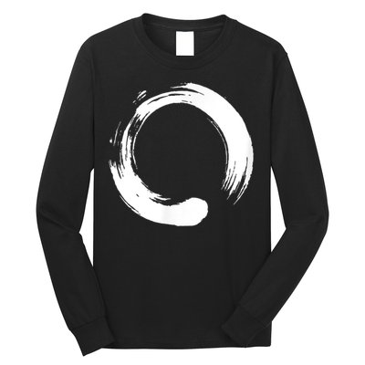 Enso Zen Circle Symbol Buddhism Buddha Meditation Yoga Long Sleeve Shirt