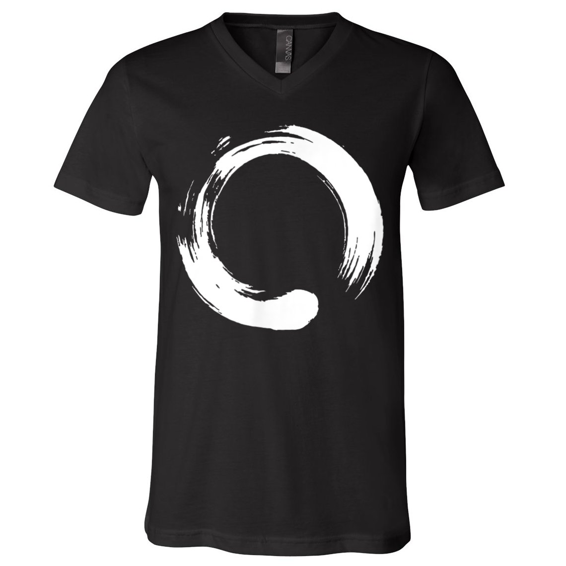 Enso Zen Circle Symbol Buddhism Buddha Meditation Yoga V-Neck T-Shirt
