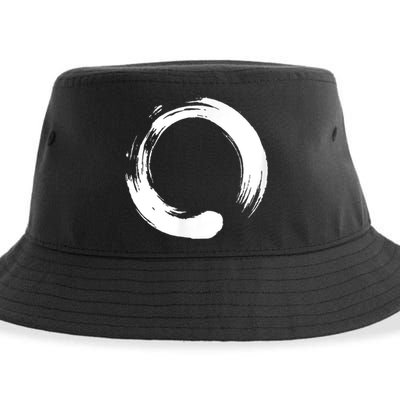 Enso Zen Circle Symbol Buddhism Buddha Meditation Yoga Sustainable Bucket Hat
