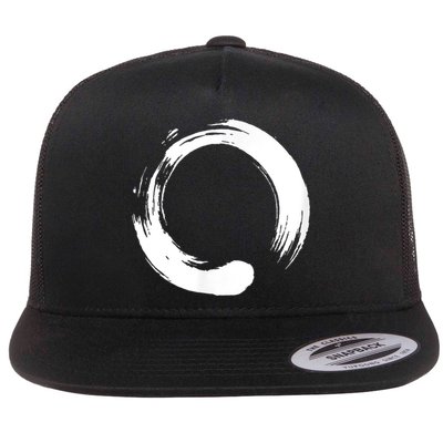 Enso Zen Circle Symbol Buddhism Buddha Meditation Yoga Flatbill Hat