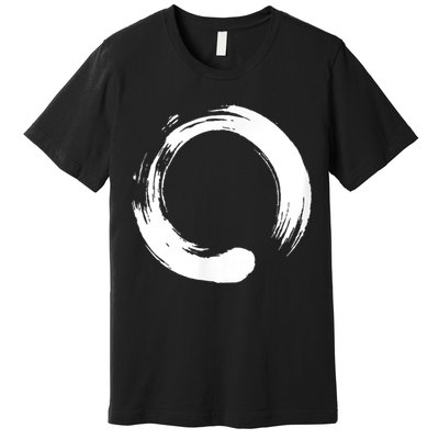 Enso Zen Circle Symbol Buddhism Buddha Meditation Yoga Premium T-Shirt