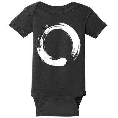 Enso Zen Circle Symbol Buddhism Buddha Meditation Yoga Baby Bodysuit
