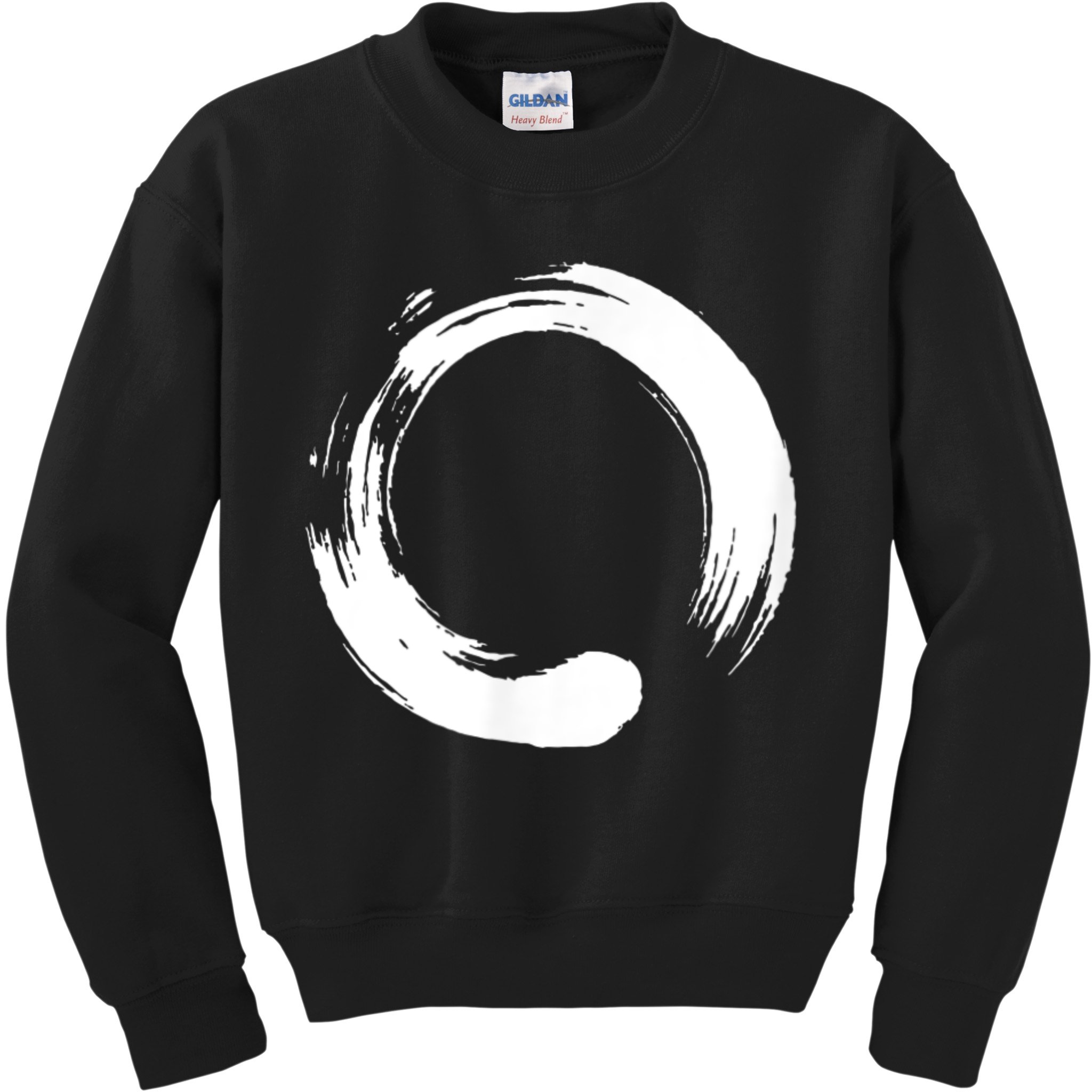Enso Zen Circle Symbol Buddhism Buddha Meditation Yoga Kids Sweatshirt