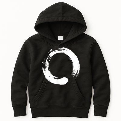 Enso Zen Circle Symbol Buddhism Buddha Meditation Yoga Kids Hoodie