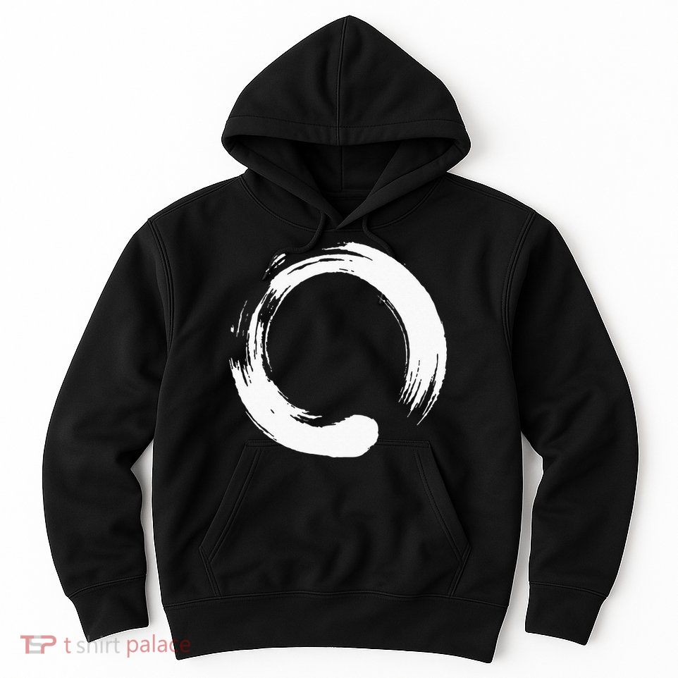 Enso Zen Circle Symbol Buddhism Buddha Meditation Yoga Hoodie