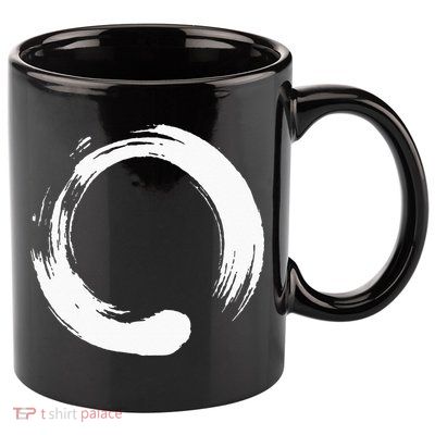 Enso Zen Circle Symbol Buddhism Buddha Meditation Yoga 11oz C Handle Ceramic Mug