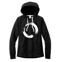 Enso Zen Circle Symbol Buddhism Buddha Meditation Yoga Women's Fleece Hoodie