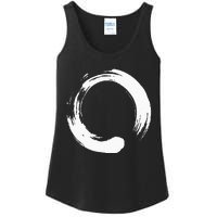 Enso Zen Circle Symbol Buddhism Buddha Meditation Yoga Ladies Essential Tank