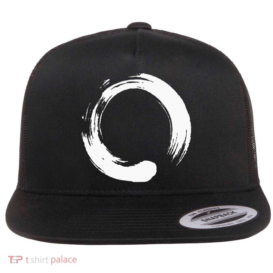 Enso Zen Circle Symbol Buddhism Buddha Meditation Yoga Flatbill Hat