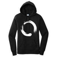 Enso Zen Circle Symbol Buddhism Buddha Meditation Yoga Women's Pullover Hoodie