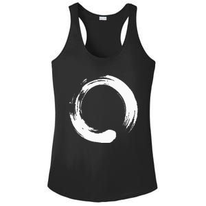 Enso Zen Circle Symbol Buddhism Buddha Meditation Yoga Ladies PosiCharge Competitor Racerback Tank