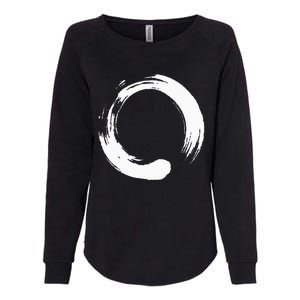 Enso Zen Circle Symbol Buddhism Buddha Meditation Yoga Womens California Wash Sweatshirt