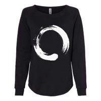 Enso Zen Circle Symbol Buddhism Buddha Meditation Yoga Womens California Wash Sweatshirt