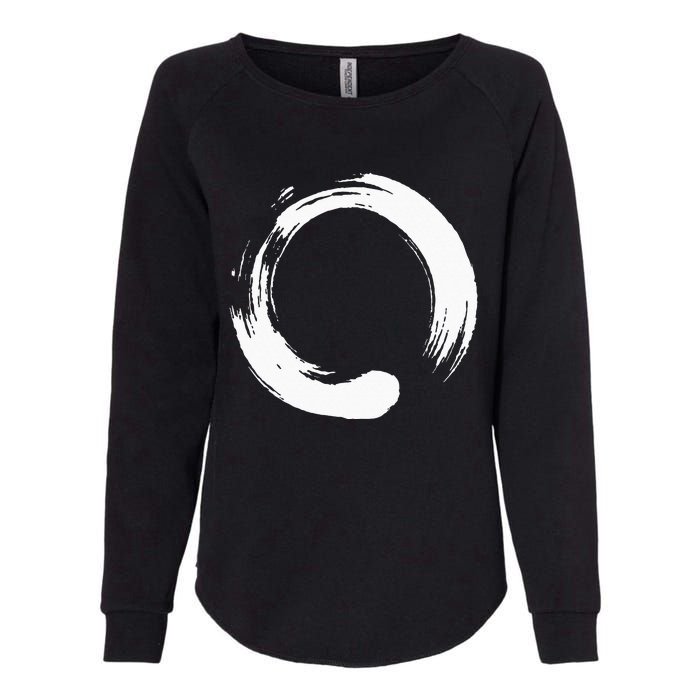 Enso Zen Circle Symbol Buddhism Buddha Meditation Yoga Womens California Wash Sweatshirt