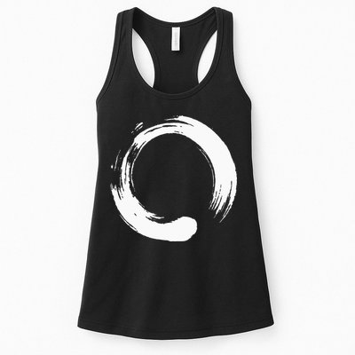 Enso Zen Circle Symbol Buddhism Buddha Meditation Yoga Womens Tank Top