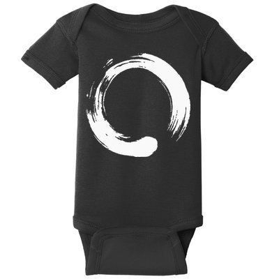 Enso Zen Circle Symbol Buddhism Buddha Meditation Yoga Baby Bodysuit