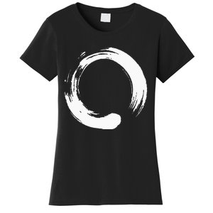 Enso Zen Circle Symbol Buddhism Buddha Meditation Yoga Women's T-Shirt