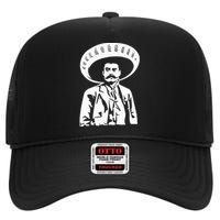 Emiliano Zapata HéRoe Revolucionario De MéXico High Crown Mesh Back Trucker Hat