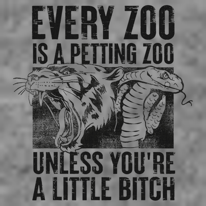 Every Zoo Is A Petting Zoo Funny Animal Design Tall Sweatshirt