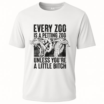 Every Zoo Is A Petting Zoo Funny Animal Design Performance Shirt