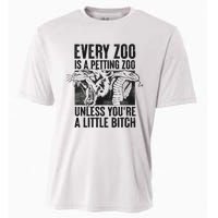 Every Zoo Is A Petting Zoo Funny Animal Design Cooling Performance Crew T-Shirt