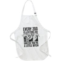 Every Zoo Is A Petting Zoo Funny Animal Design Apron