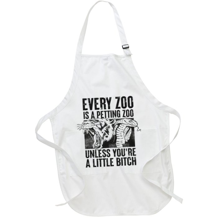 Every Zoo Is A Petting Zoo Funny Animal Design Apron
