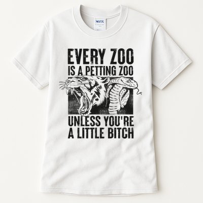 Every Zoo Is A Petting Zoo Funny Animal Design Tall T-Shirt