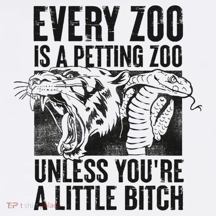 Every Zoo Is A Petting Zoo Funny Animal Design Youth Performance Sprint T-Shirt