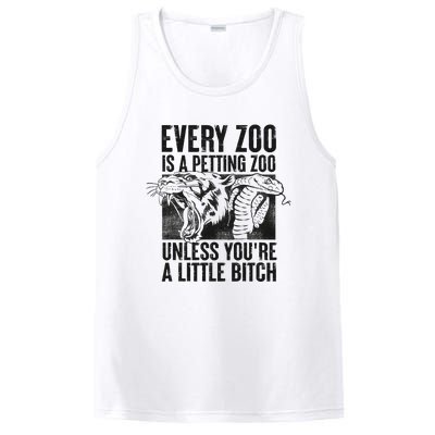 Every Zoo Is A Petting Zoo Funny Animal Design PosiCharge Competitor Tank