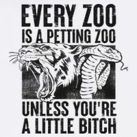 Every Zoo Is A Petting Zoo Funny Animal Design Wool Snapback Cap